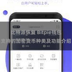 比特派恢复 Bitpie钱包支持的加密货币种类及功能介绍