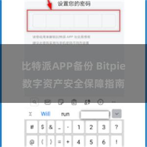 比特派APP备份 Bitpie数字资产安全保障指南