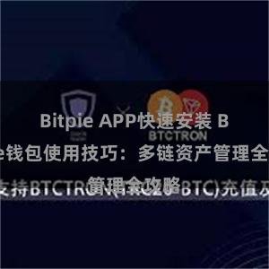 Bitpie APP快速安装 Bitpie钱包使用技巧：多链资产管理全攻略