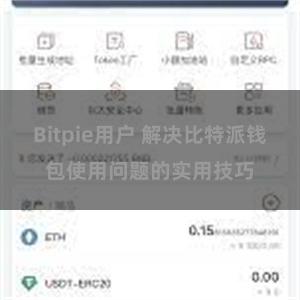 Bitpie用户 解决比特派钱包使用问题的实用技巧