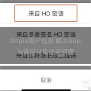 Bitpie用户指南 解决Bitpie钱包常见使用问题