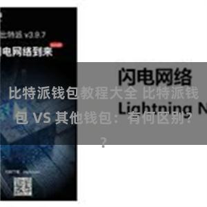 比特派钱包教程大全 比特派钱包 VS 其他钱包：有何区别？