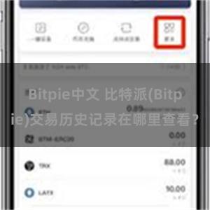 Bitpie中文 比特派(Bitpie)交易历史记录在哪里查看？