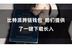 比特派跨链钱包 咱们提供了一键下载长入