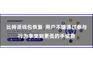 比特派钱包恢复  用户不错通过参与行为享受到更低的手续费