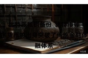比特派私钥备份  比特币等数字货币的出身突破了传统金融体系
