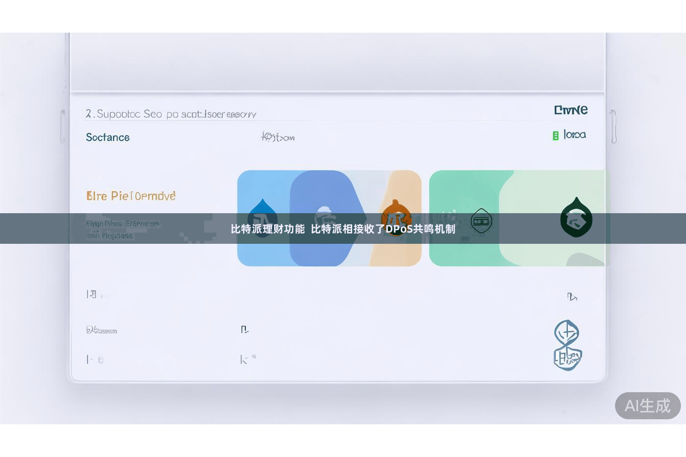 比特派理财功能  比特派相接收了DPoS共鸣机制