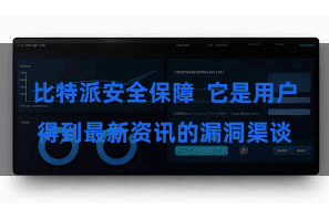 比特派安全保障  它是用户得到最新资讯的漏洞渠谈